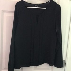 Sheer long sleeve blouse.  Like new.